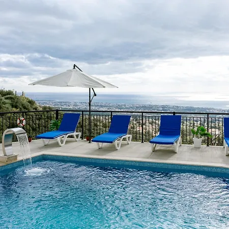 度假居 Dream Villa In Tala With Private Pool, Sea & Mountain Views & Garden Retreat