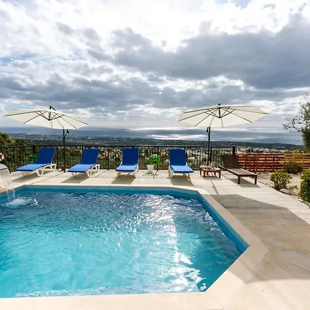 度假居 Dream Villa In Tala With Private Pool, Sea & Mountain Views & Garden Retreat